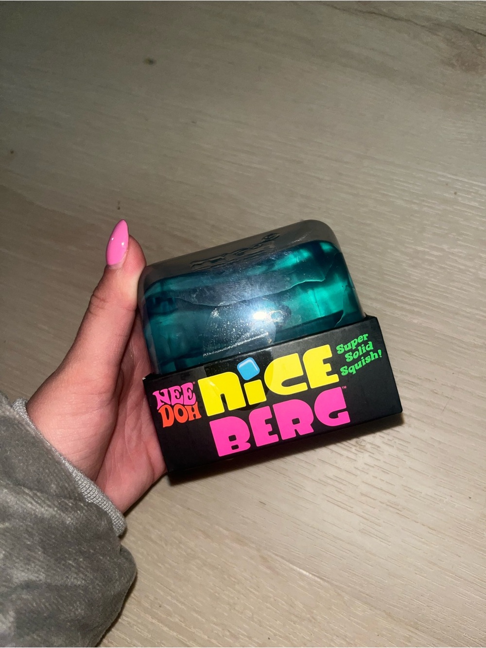 Nice Berg Teal Squish Stress Toy Needoh